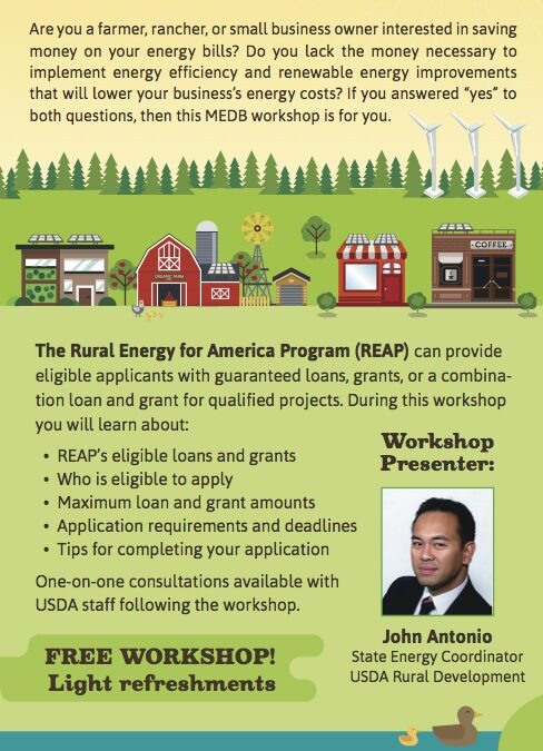 Rural Energy for America Program: REAP-ing What You Sow