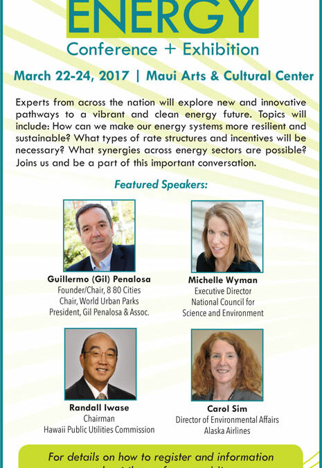 Register now for the Maui Energy Conference