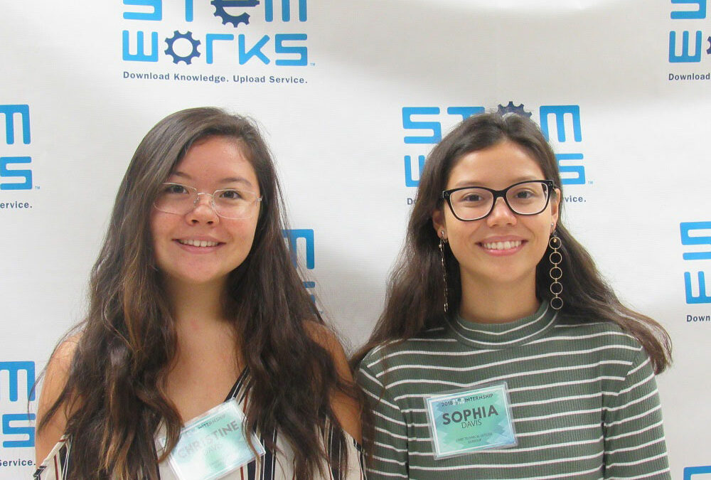 STEMworks™ Summer Intern Sisters “qubedup”