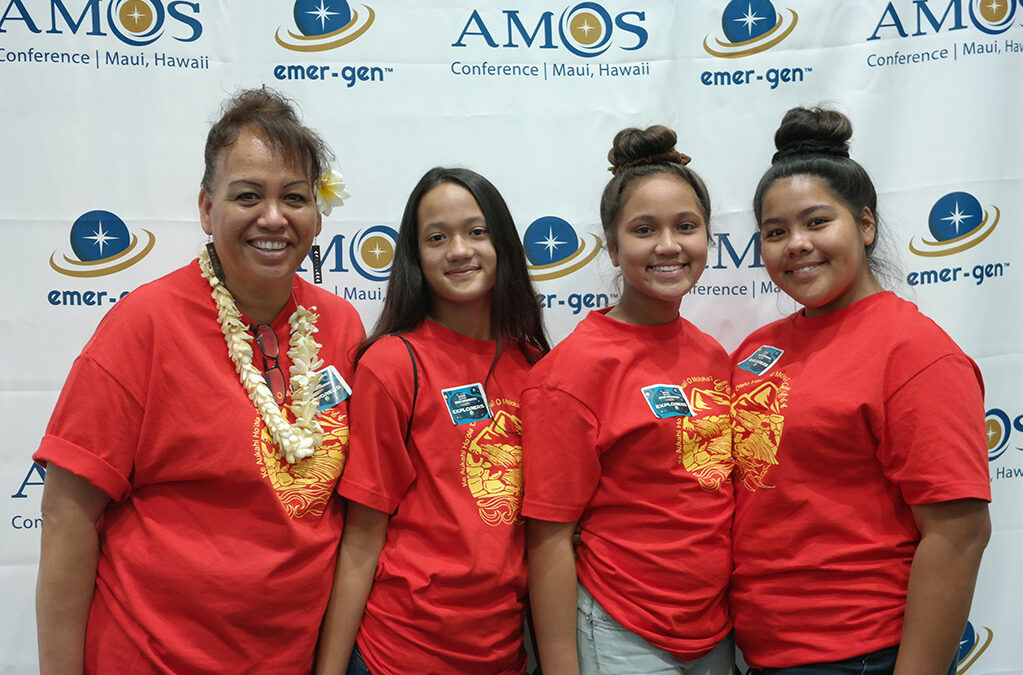 Molokai Girls Excited About Space Exploration Student Day!