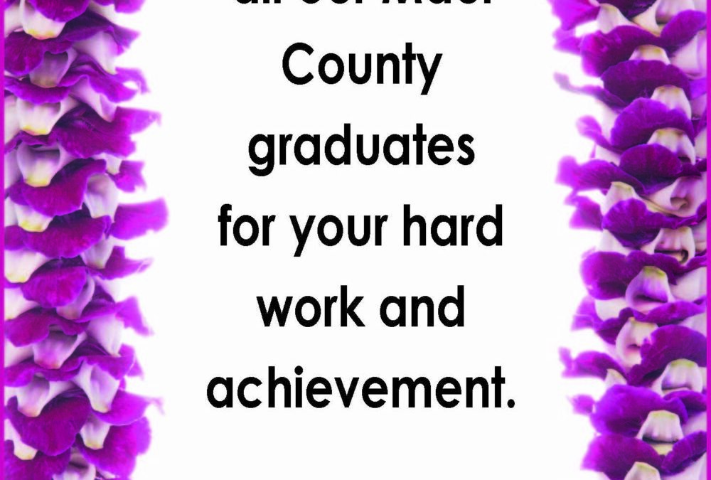 Congratulations to Maui County graduates 2020