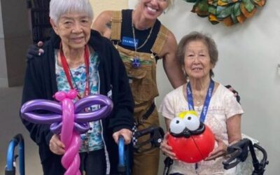 Smiles and Balloons at Roselani Place