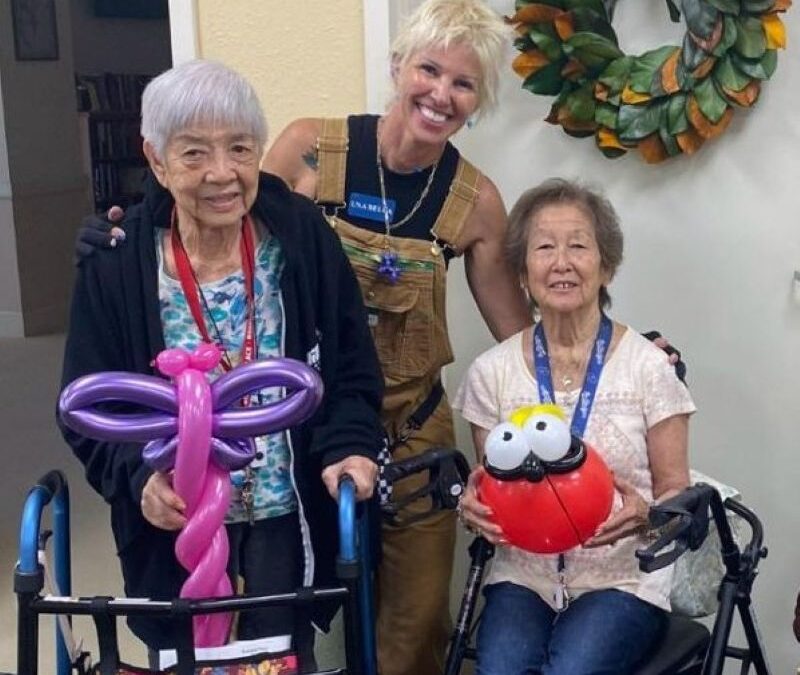 Smiles and Balloons at Roselani Place