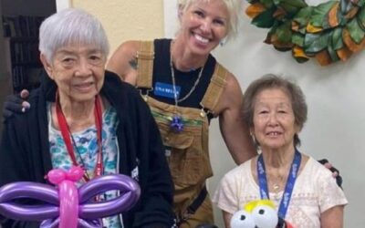 Smiles and Balloons at Roselani Place