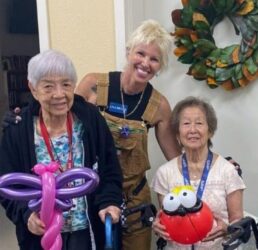 Smiles and Balloons at Roselani Place