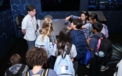 Students Looking Up